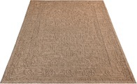 Paco Home Teppich »Rimini 413«, rechteckig, Flachgewebe, Uni Farben, Hoch-Tief Effekt, In- und Outdoor geeignet