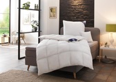 SPESSARTTRAUM Daunenbettdecke »Exklusiv Bettdecke 135x200 und weitere Grössen«, normal, Füllung 100% Daunen, Bezug Baumwolle, (1 St.), Ideal für Sommer und Winter