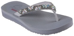 Skechers Zehentrenner »MEDITATION-LOVE LETTER«, mit funkelnden Riemchen