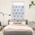 LICHTBLICK Fensterfolie »Fensterfolie selbstklebend, Sichtschutz, Flower wheel - Blau«