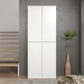 INOSIGN Mehrzweckschrank »Novara«, weiss, ca. B/H/T ca.: 74/191/34cm