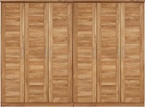 Premium collection by Home affaire Drehtürenschrank »Tommy«, aus massiver Wildeiche, in unterschiedlichen Schrankbreiten erhältlich