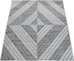 PACO HOME, Paco Home Teppich »Stilo 863«, rechteckig, 6 mm Höhe, Flachgewebe, 3D-Design, modernes geometrisches Muster, In- und Outdoor geeignet, Wohnzimmer