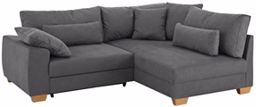 HOME AFFAIRE, Home affaire Ecksofa »Helena«, wahlweise mit Bettfunktion, Federkern, lose Kissen versch. Grösse