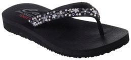 Skechers Zehentrenner »MEDITATION-DANCING DAISY«, mit verzierten Riemchen