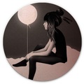 Wall-Art Metallbild »Metallschild Luftballon Rosa«
