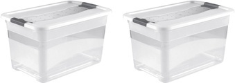 keeeper Aufbewahrungsbox »cornelia«, (Set, 2 St.), aus hochwertigem Kunststoff