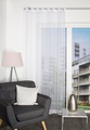 HOME WOHNIDEEN Vorhang »NESSI«, (1 St.), Uni, Voile, transparent, Schlaufen inkl. Zugband