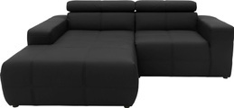 DOMO collection Ecksofa »Brandon«, Mit Kopfteilverstellung, auch in Leder