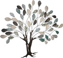 Wandschmuck Baum mit Blätter h: 100 cm