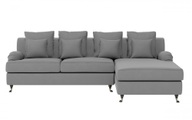 Guido Maria Kretschmer Home&Living Ecksofa »NORIN«, (2 St.), zwei Fussarten: vorne - Rollen, hinten - Holzfüsse
