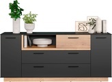 INOSIGN Sideboard »Premont«, (1 St.), ca. 187 cm breit, zweifarbiger Schrank, moderne Eiche, stehend