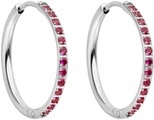 Purelei Paar Creolen »Schmuck Geschenk Romance Ohrringe, 23452«, mit Zirkonia (synth.)