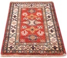 morgenland Wollteppich »Kazak Teppich handgeknüpft rot«, rechteckig, 6 mm Höhe