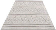 Carpet City Teppich »SANTORINI 58538«, rechteckig, 5 mm Höhe, 3D-Design: Flor erzeugt ein Hoch-Tief-Effekt, In- und Outdoor geeignet