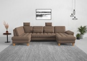 sit&more Wohnlandschaft, wahlweise mit Bettfunktion, Bettkasten, Sitztiefenverstellung