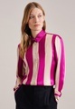 seidensticker Hemdbluse »Schwarze Rose«, Langarm Kragen Druck