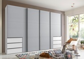 Fresh To Go Schwebetürenschrank »Level«, mit Synchronöffnung