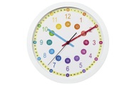 HAMA, Hama 'Easy Learning'; Durchmesser 30 cm; geräuscharm Kinder-Wanduhr