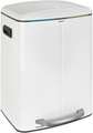 WENKO Treteimer mit Absenkautomatik, 2 x 20 Liter, »Easy Close Primo«