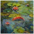 Artland Glasbild »Roter Koi«