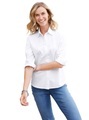 Casual Looks Bluse mit Knopfmanschetten