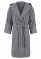 Bruno Banani Unisex-Bademantel »Robby«, (1 St.), Damen & Herren, lang, mit Taschen und Kapuze