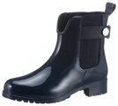 Tommy Hilfiger Chelseaboots »ANKLE RAINBOOT WITH METAL DETAIL«, mit Zierriegel