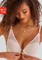 Vivance Push-up-BH, aus Spitze in hübscher Blätterform, High-Apex-BH, Dessous