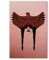 Wall-Art Metallbild »Adler Dark Cardinal Metallschild«