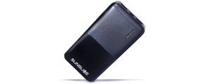 Gravity 20 - Outdoor Powerbank mit Solarladefunktion, Schwarz