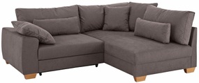 HOME AFFAIRE, Home affaire Ecksofa »Helena«, wahlweise mit Bettfunktion, Federkern, lose Kissen versch. Grösse