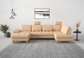 sit&more Wohnlandschaft, wahlweise mit Bettfunktion, Bettkasten, Sitztiefenverstellung