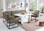 exxpo - sofa fashion Eckbank »Affogato«, Frei im Raum stellbar