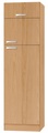 OPTIFIT, OPTIFIT Kühlumbauschrank »Odense«, 60 cm breit, 207 cm hoch, geeignet für Einbau-Kühlgefrierkombinationen Nischenmass 144 cm