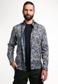 ETERNA LANGARM HEMD REGULAR FIT UPCYCLING SHIRT FLANELL BLAU/GRÜN