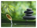 Artland Küchenrückwand »Bambusbrunnen und Zen-Stein«