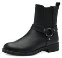 Tamaris Chelseaboots, mit Zierriemen und Metallring, Anziehlasche