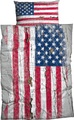 CASATEX Bettwäsche »Stars & Stripes«, (2 tlg.), mit Flagge