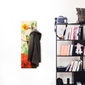 Artland Garderobe »Papagei«, platzsparende Wandgarderobe aus Holz mit 3 Haken, geeignet für kleinen, schmalen Flur, Flurgarderobe