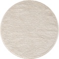 Myflair Möbel & Accessoires Hochflor-Teppich »Moroccan Pureness«, rund, moderner Teppich, Uni-Farben, flauschig weich durch Hochflor