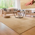 Paco Home Teppich »Cadiz 630«, rechteckig, 18 mm Höhe, besonders weich, Uni-Farben, waschbar, In- und Outdoor geeignet, ideal im Wohnzimmer & Schlafzimmer