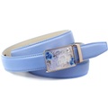 Anthoni Crown 2, 5 cm Stilvoller Gürtel in Hellblau mit Sommerfeeling