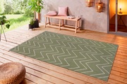 my home Teppich »Mailin«, rechteckig, 3 mm Höhe, In-und Outdoor geeignet, Wohnzimmer, Balkon, Terrasse, Garten, Strapazierfähig und pflegeleicht, Flachgewebe