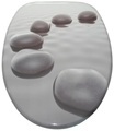 Sanilo WC-Sitz »Black Stones«, mit Absenkautomatik