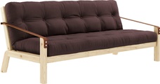 Karup Design Schlafsofa »Poetry«, (Set, 3 St.), Mit Holzstruktur, inkl. Futonmatratze, Liegefläche 130x190 cm