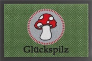 Fussmatte, Hanse Home, »Glückspilz«, Höhe 7 mm, rutschhemmend beschichtet, getuftet