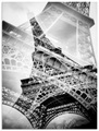Artland Glasbild »Der doppelte Eiffelturm«