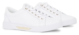 Tommy Hilfiger Plateausneaker »GOLDEN HW COURT SNEAKER«, mit gepolstertem Schaftrand