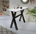 Bartisch, Gestell in X-Form (Breite 120 oder 140 cm)